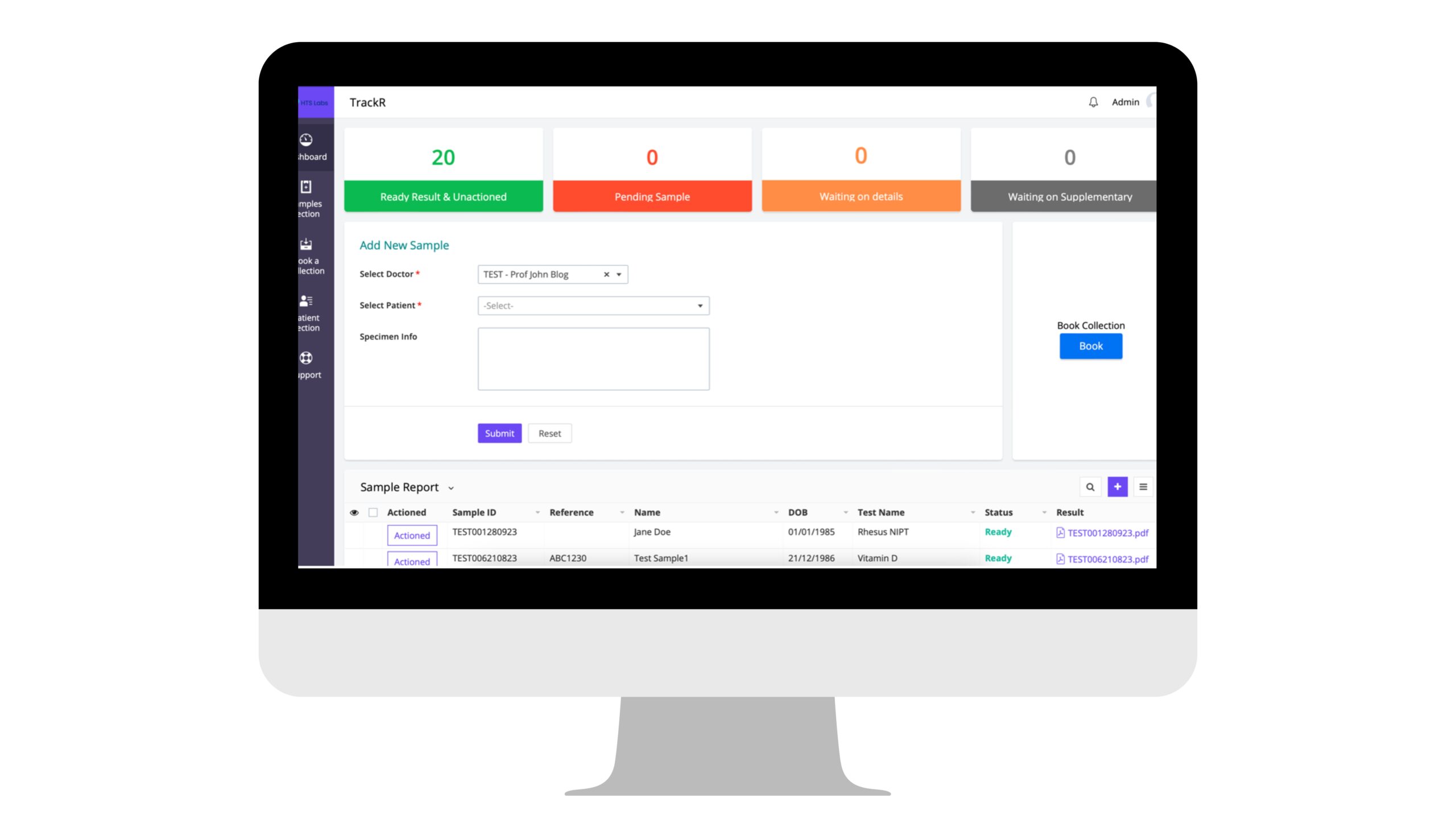 TrackR Dashboard