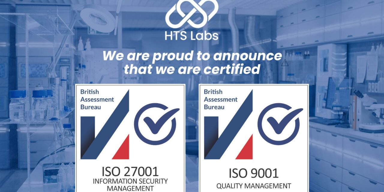 HTS Labs Achieves ISO 27001 and ISO 9001 Certification: A Commitment to Excellence